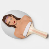 SUMMER GIRL TISCHTENNIS SCHLÄGER (Seitenansicht)