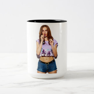 Summer Glamour Girl Coffee Tasse