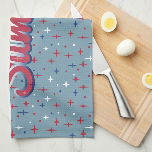 Summer Glitzern Geschirrtuch (Viertel Falte)