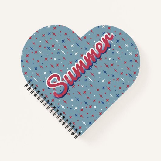 Summer Glitzern Notizblock (Vorderseite)