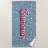 Summer Glitzern Strandtuch (Vorderseite)