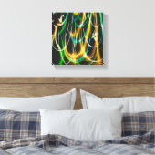 Summer Glow in the Night Leinwanddruck (Insitu (Schlafzimmer))