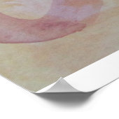 Summer Glow Liebe Art Word Malerposter drucken Poster (Ecke)