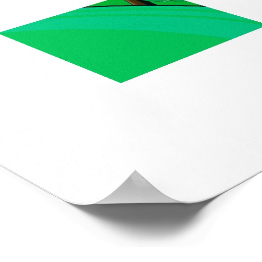 Summer Glow – Minimal Seasonal Poster by Sklines (Ecke)