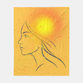 Summer Goddess – Feminine Seasonal Art Fleecedecke