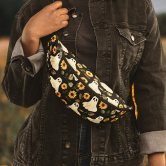 Summer Goth Geister und Sonnenblumen Spooky Bauchtasche
