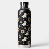 Summer Goth Geister und Sonnenblumen Spooky Trinkflasche (links)