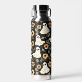 Summer Goth Geister und Sonnenblumen Spooky Trinkflasche (Vorne)
