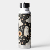 Summer Goth Geister und Sonnenblumen Spooky Trinkflasche (Links)