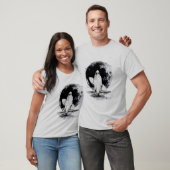 Summer Goth Ghost mit Surfbrett T-Shirt (Unisex)