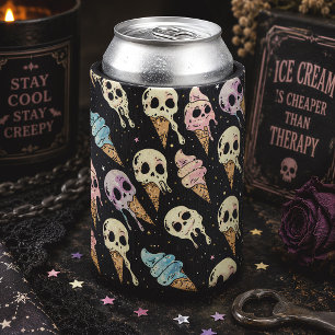 Summer Goth Skulls Eiscreme Spooky Dosenkühler