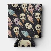 Summer Goth Skulls Eiscreme Spooky Dosenkühler (Vorderseite)