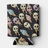 Summer Goth Skulls Eiscreme Spooky Dosenkühler (Rückseite)