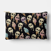 Summer Goth Skulls Eiscreme Spooky Zubehörtasche (Vorderseite)