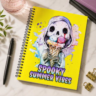 Summer Goth Spooky Summer Vibes Notizblock