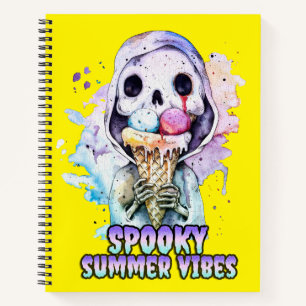 Summer Goth Spooky Summer Vibes Notizblock