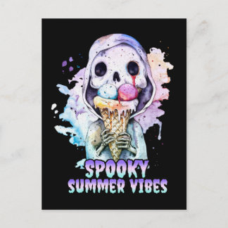 Summer Goth Spooky Summer Vibes Postkarte