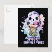 Summer Goth Spooky Summer Vibes Postkarte (Vorne/Hinten)