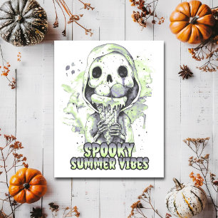Summer Goth Spooky Summer Vibes Postkarte