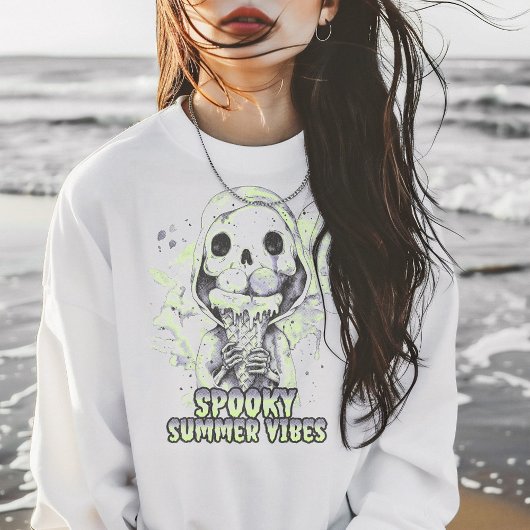 Summer Goth Spooky Summer Vibes Sweatshirt