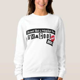 Summer Graphic Funny Gemein Girls Coole Mama Sweatshirt