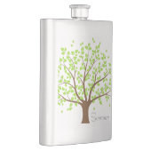 Summer Green Tree Flachmann (Rechts)