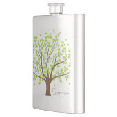 Summer Green Tree Flachmann (Links)