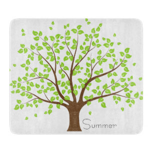 Summer Green Tree Schneidebrett
