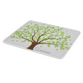 Summer Green Tree Schneidebrett (Ecke)