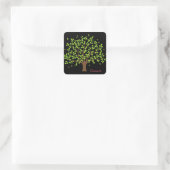 Summer Green Tree Sticker (Tasche)