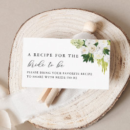 Summer Greenery Brautparty gemeinsam mit einem Rez Begleitkarte