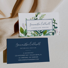 Summer Greenery Business Card Visitenkarte