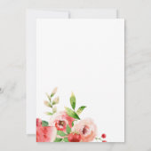 Summer Greenery Fruit Baby Dusche Einladung (Rückseite)