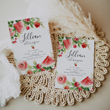 Summer Greenery Fruit Geburtstag