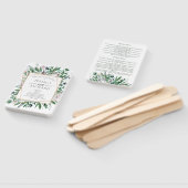 Summer Greenery rustikaler Rahmen, Handfan Fächer (Non-assembled)