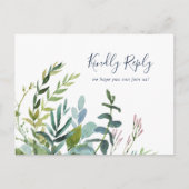 Summer Greenery Song Request UAWG Postcard Einladungspostkarte (Vorderseite)