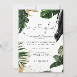 Summer Greenery | Verspätete Hochzeitsankündigung