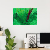 Summer Greenery Wildblumen Blumenbemalung Poster (Heimbüro)