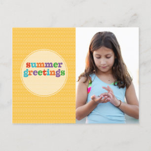 Summer Greetings Sunshine Postkarte