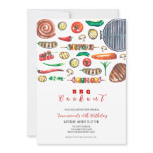 Summer GRILLEN Cookout Geburtstag