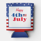 Summer GRILLEN Family Wiedersehen 4. Juli Custom Dosenkühler (Vorderseite)