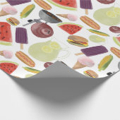 Summer GRILLEN Geschenkpapier (Ecke)