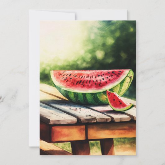 Summer GRILLEN Grilling and Chilling Einladung (Rückseite)