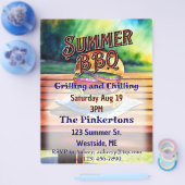 Summer GRILLEN Grilling and Chilling Flyer (Einzeln)