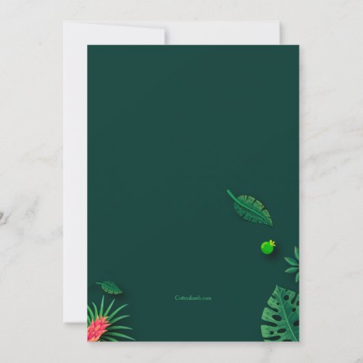 Summer GRILLEN Party Einladung (Rückseite)