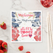 Summer GRILLEN Picnic Personalisiert Paper