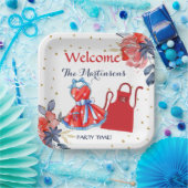 Summer GRILLEN Picnic Personalisiert Pappteller (Party)