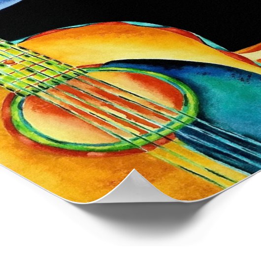 Summer Guitar Poster (Ecke)