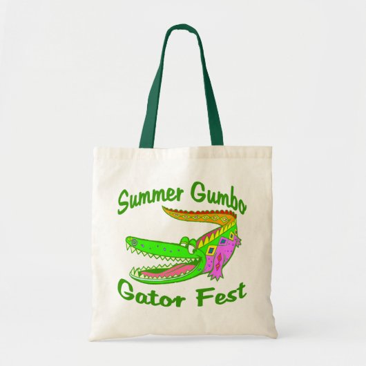Summer Gumbo Gator Fest Tragetasche (Vorne)