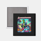 Summer Halloween Zombie Frankenstein Boo Ghost Magnet (Vorderseite/Rückseite)